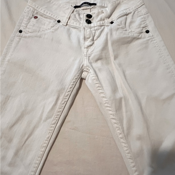 3 for 1 All White Jean Bundle • Straight Leg Boot Cut & Skinny • Hudson & Paige - Picture 2 of 14